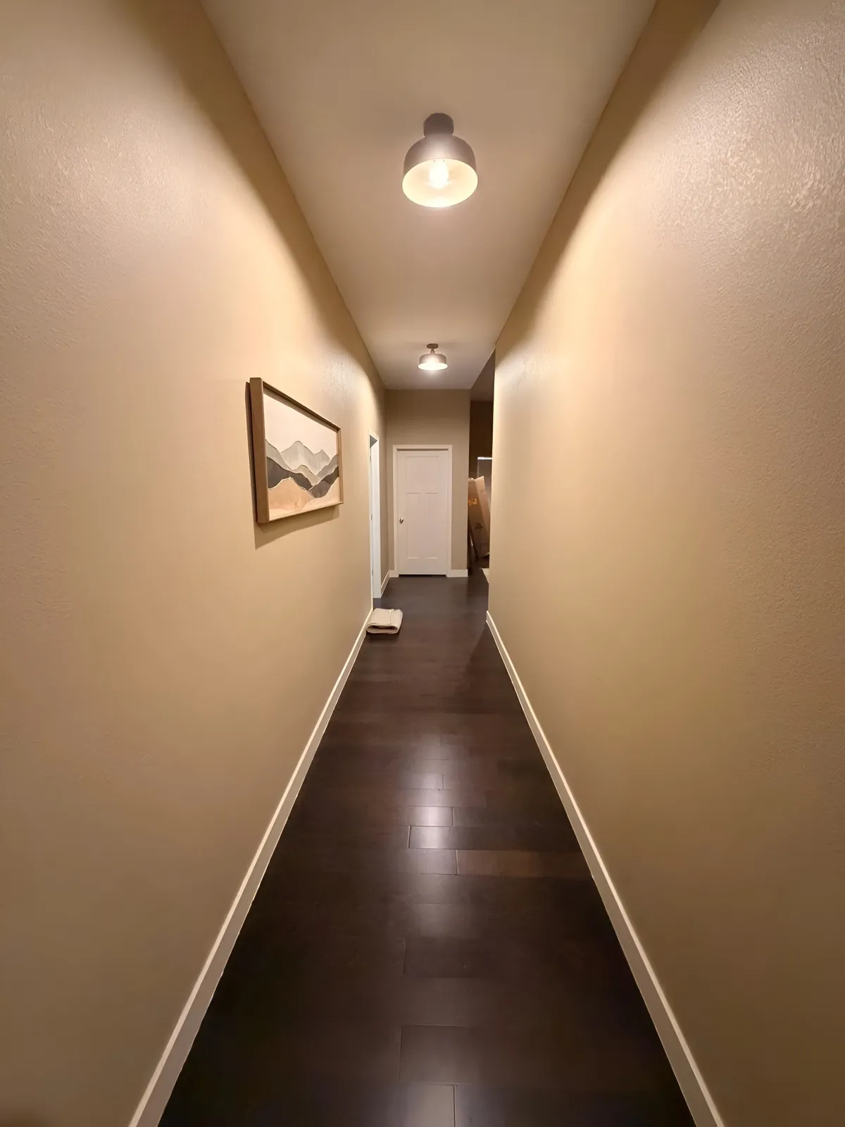 Completed living area after renovation