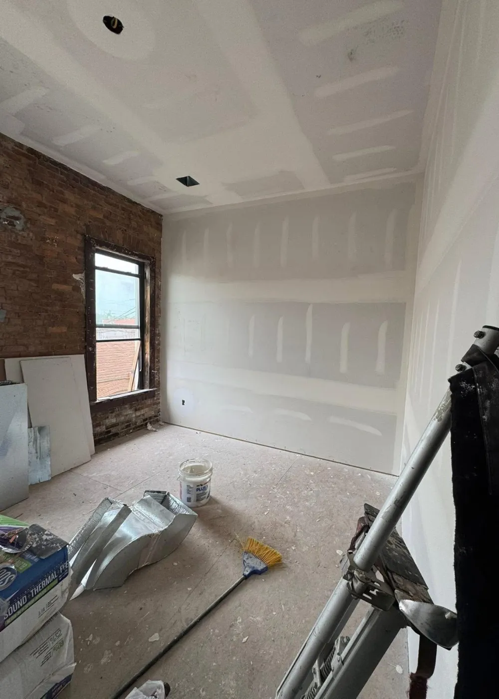 New framing and interior work in progress